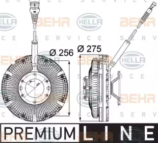 Сцепление HELLA 8MV 376 734-781