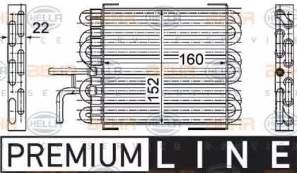 Теплообменник HELLA 8MK 376 745-061