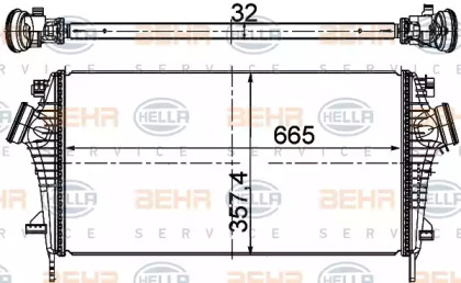 Теплообменник HELLA 8ML 376 746-484