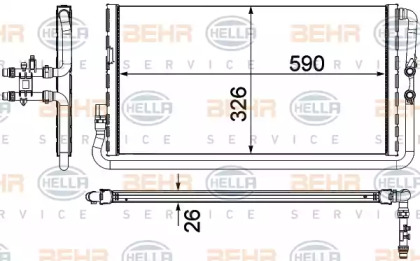 Теплообменник HELLA 8MK 376 750-791