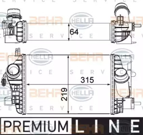 Теплообменник HELLA 8ML 376 751-131