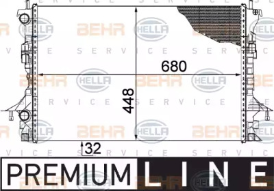 Теплообменник HELLA 8MK 376 753-501