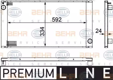 Теплообменник HELLA 8MK 376 754-221