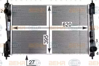 Теплообменник HELLA 8MK 376 754-454