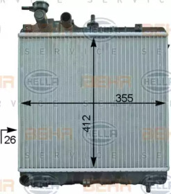 Теплообменник HELLA 8MK 376 754-501