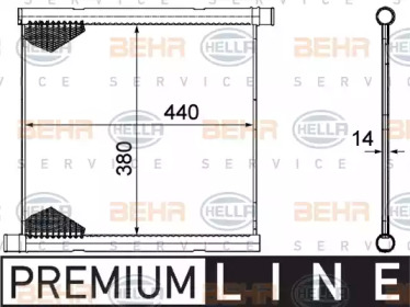 Теплообменник HELLA 8MK 376 754-601