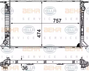 Теплообменник HELLA 8MK 376 754-744