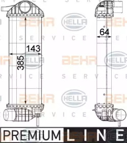 Теплообменник HELLA 8ML 376 755-541