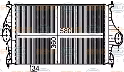 Теплообменник HELLA 8ML 376 755-771