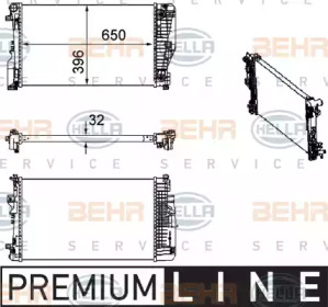 Теплообменник HELLA 8MK 376 756-131