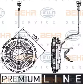 Сцепление HELLA 8MV 376 757-111