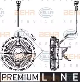 Сцепление HELLA 8MV 376 757-121