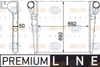 Теплообменник HELLA 8ML 376 758-171