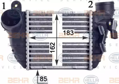 Теплообменник HELLA 8ML 376 760-701