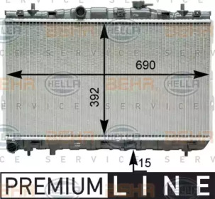 Теплообменник HELLA 8MK 376 762-101