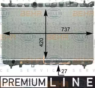 Теплообменник HELLA 8MK 376 762-321