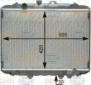 Теплообменник HELLA 8MK 376 762-371