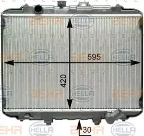 Теплообменник HELLA 8MK 376 762-381