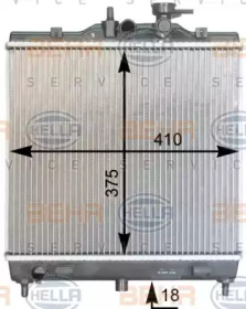 Теплообменник HELLA 8MK 376 762-411