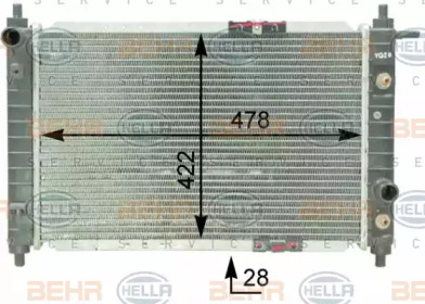 Теплообменник HELLA 8MK 376 762-511