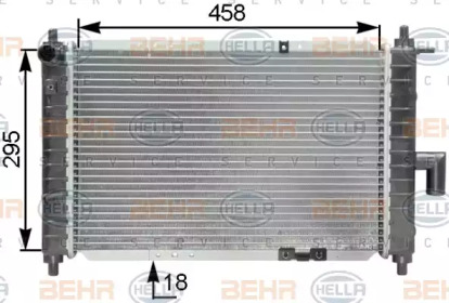 Теплообменник HELLA 8MK 376 762-521