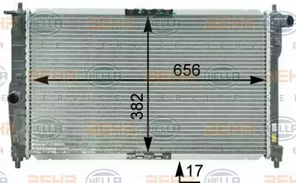 Теплообменник HELLA 8MK 376 762-581