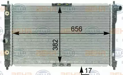 Теплообменник HELLA 8MK 376 762-601