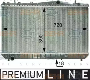 Теплообменник HELLA 8MK 376 762-631