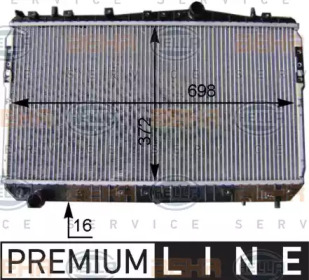 Теплообменник HELLA 8MK 376 762-694