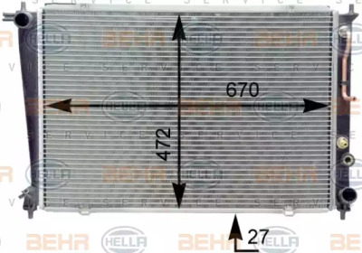 Теплообменник HELLA 8MK 376 763-121