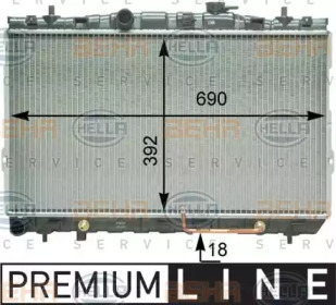 Теплообменник HELLA 8MK 376 763-291