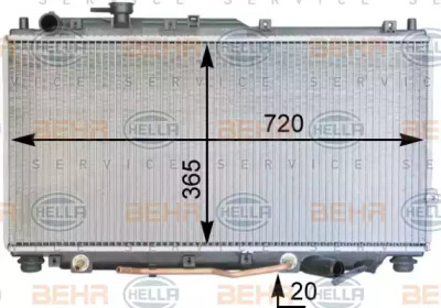 Теплообменник HELLA 8MK 376 763-411