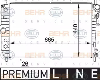 Теплообменник HELLA 8MK 376 764-041