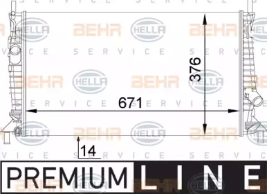 Теплообменник HELLA 8MK 376 764-281