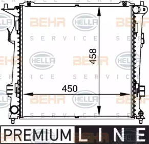 Теплообменник HELLA 8MK 376 764-461