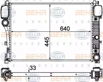 Теплообменник HELLA 8MK 376 764-791