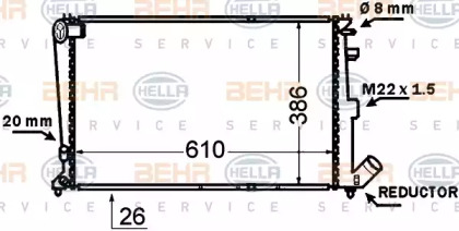 Теплообменник HELLA 8MK 376 766-721