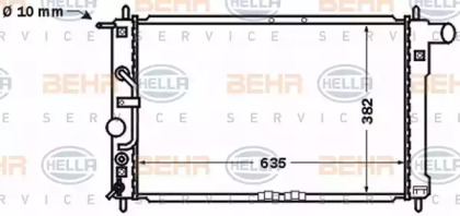 Теплообменник HELLA 8MK 376 767-331