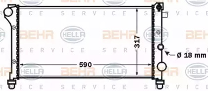 Теплообменник HELLA 8MK 376 767-751