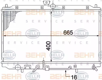 Теплообменник HELLA 8MK 376 770-111