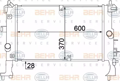 Теплообменник HELLA 8MK 376 771-241