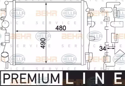 Теплообменник HELLA 8MK 376 772-001