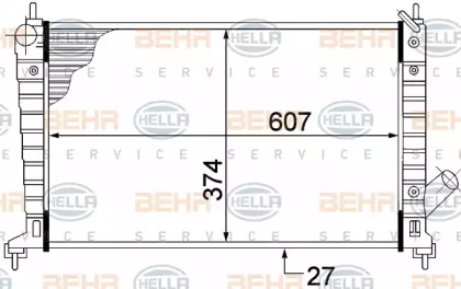 Теплообменник HELLA 8MK 376 772-401