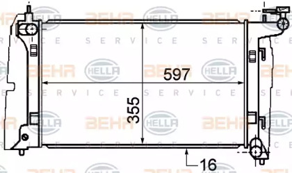 Теплообменник HELLA 8MK 376 773-641