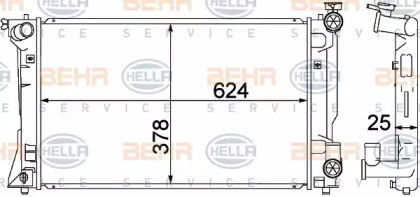 Теплообменник HELLA 8MK 376 773-691