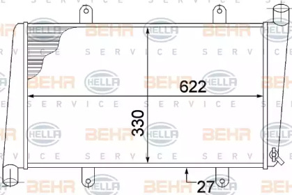 Теплообменник HELLA 8MK 376 774-181