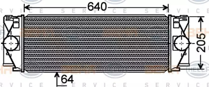 Теплообменник HELLA 8ML 376 777-381