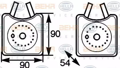 Теплообменник HELLA 8MO 376 778-031