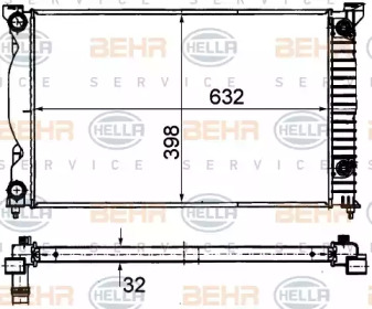 Теплообменник HELLA 8MK 376 780-251