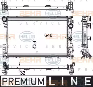 Теплообменник HELLA 8MK 376 780-691